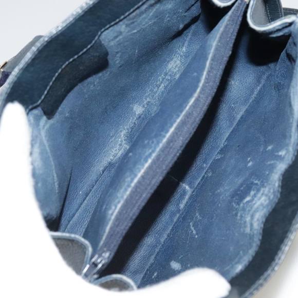 GUCCI GG Supreme Sherry Line Shoulder Bag PVC Red Navy 72 02 024 Auth 111172 - Picture 11 of 16